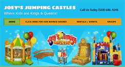 Desktop Screenshot of joeyscastle.com